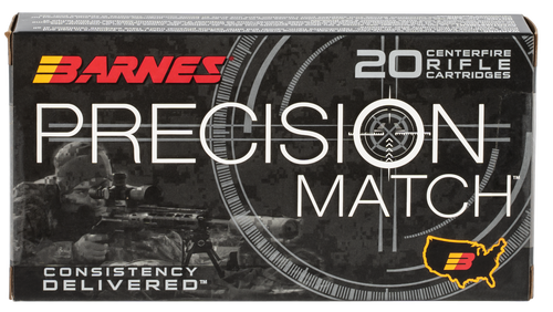 Barnes Precision Match 260 Remington Ammo 140 Grain Barnes Open Tip Match Jacketed Hollow Point Box of 20
