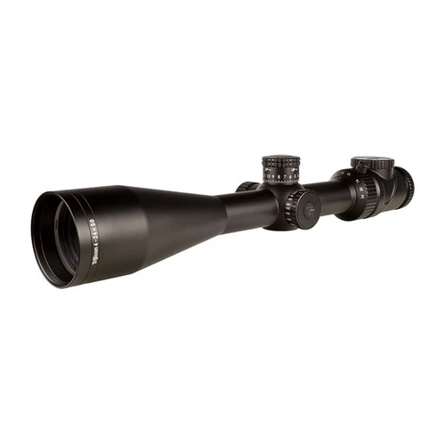Trijicon AccuPoint Rifle Scope 4-24x 50mm Illuminated Amber Triangle Post Reticle Black