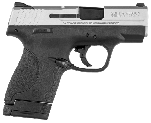 Smith & Wesson M&P Shield Micro-Compact 9mm Luger Pistol 3.10" Barrel 7+1/8+1 Round Black Armornite Stainless Steel Barrel Cerakote Slide Matte Black Polymer Frame