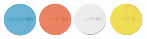 Champion Vis-Chalk Targets, 48-Pack