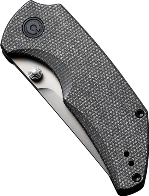 GREEN MICARTA/SILVER BLADECIVIVI KNIFE THUG 2 2.69" DARK - Image 1