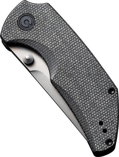CIVIVI Thug 2 Pocket Knife 2.69" Dark Green Micarta Handle Silver Blade