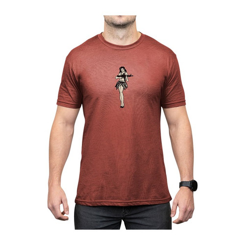 Magpul Hula Girl T-Shirt Small Redrock Heather