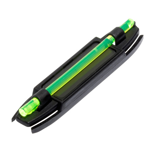 HIVIZ Birdbuster Magnetic Base Front Sight for Shotgun Barrels with Vent Rib Fiber Optic with Interchangeable Red & Green Lite Pipes