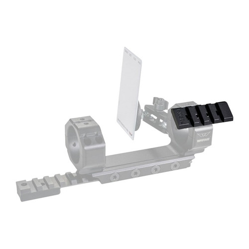 Warne Skyline Precision Mount Flat Picatinny Rail Matte Black