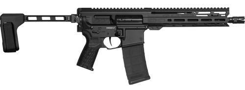 CMMG Dissent MK4 300 Blackout Pistol 10.5" Barrel 30+1 Round Black Nitride Threaded Barrel, Black Armor Cerakote