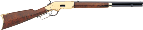 Taylor's & Company 1866 Bolt Action Rifle .38 Special 20" Blued Octagonal Barrel Brass Frame Walnut Stock
