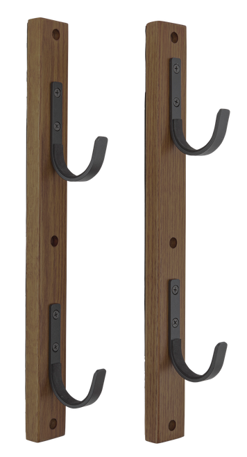 Allen 5659 Gun Collector Gun Rack Brown/Black Wood/Steel Holds 2 Rifles/Shotguns