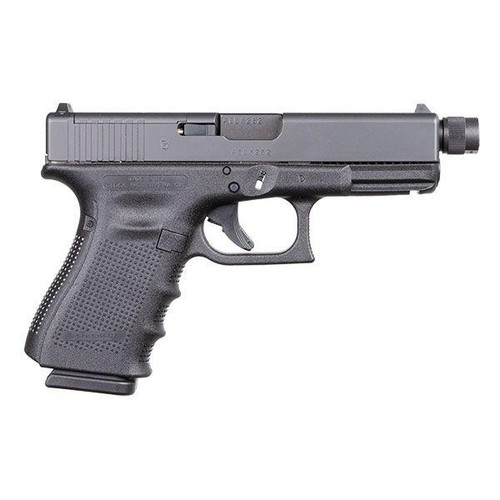 Glock 19 Gen 4 MOS 9mm Luger Pistol 4.02" Threaded Barrel 15+1 Round Black
