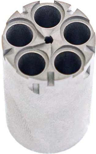 Standard Manufacturing Switch Gun .22 LR/.22 WMR Pistol 0.75" Barrel 5+1 Round Silver Slide Black Grip (Folding Design)