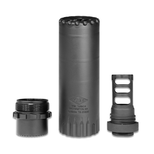 Yankee Hill Machine Turbo K-RB 5.56 Suppressor with Muzzle Brake Black