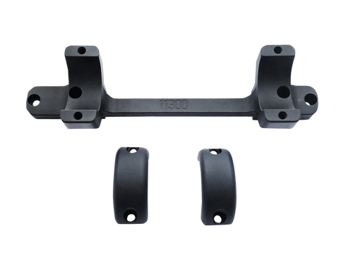 DNZ Products Game Reaper 1-Piece Scope Base with 1" Integral Rings Howa 1500, Weatherby Vanguard Long Action Matte Black Medium
