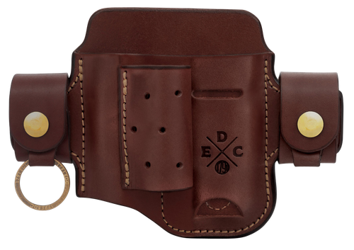 1791 Gunleather HD-AS-LF-CHN-A EDC Heavy Duty Action Snap OWB Holster Chestnut Leather
