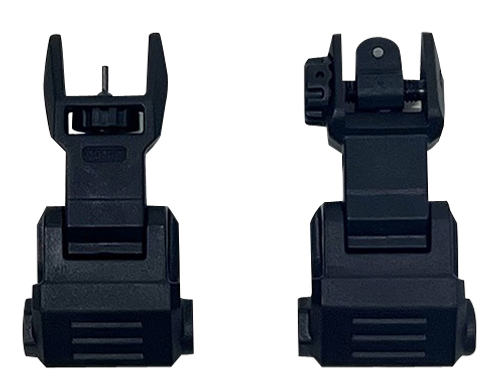 NcStar VG167 Picatinny High Profile Sight Set Black Polymer