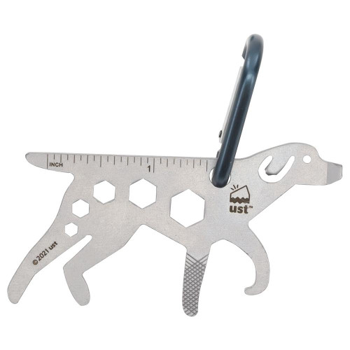 UST Tool-A-Long Dog Multi-Purpose Survival Tool Stainless Steel