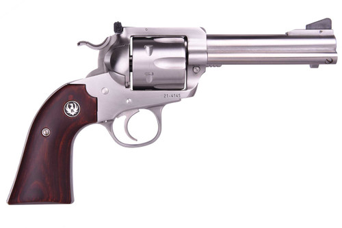 Ruger Blackhawk Bisley Flattop 44 Special Revolver 4.625" Stainless Barrel 6 Round Rosewood Grip