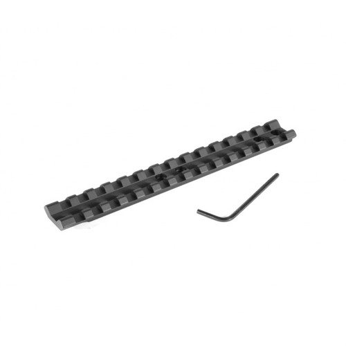 EGW 1-Piece Picatinny Scope Base Mossberg 500, 590 Post-97 Matte Black