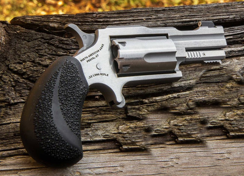 North American Arms NAA-22M-TB Magnum Bug II Revolver 1 5/8" Stainless Barrel Black Grip