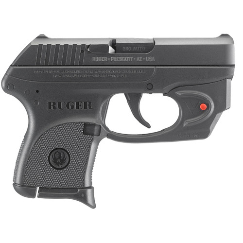 Ruger LCP .380 ACP Pistol 2.75" Barrel Blued with Viridian E-Series Red Laser