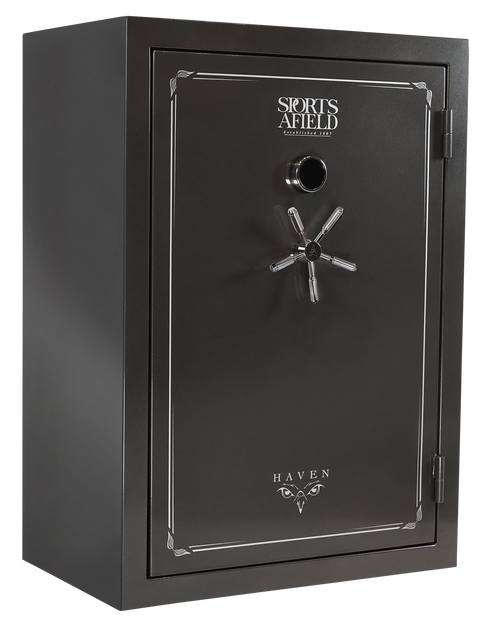Sports Afield Haven Fire-Resistant 48 Gun Safe with Electronic Lock Gray Sports Afield Haven Fire-Resistant 48 Gun Safe with Electronic Lock Gray