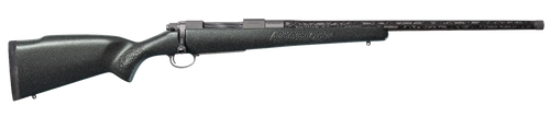 Nosler M48 Mountain Carbon Bolt Action Rifle 6mm Creedmoor 24" Carbon Fiber Barrel Tungsten Gray Cerakote Frame Granite Green Stock