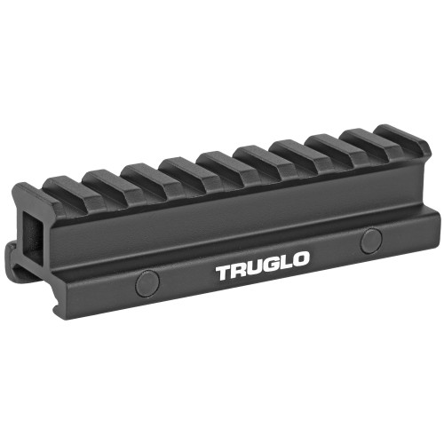 TRUGLO 1-Piece 3/4" Picatinny Riser Mount Matte Black