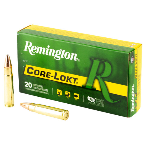 Remington Core-Lokt 35 Remington Ammo 150 Grain Jacketed Soft Point Box of 20