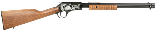Taurus Rossi Gallery Pump Rifle 22 LR 18" Barrel 15rd Capacity Black Hardwood Stock