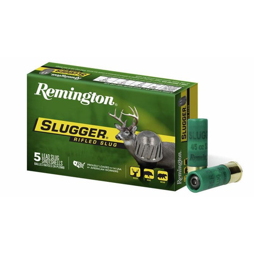 Remington Slugger Rifled Slug 16 Gauge 2-3/4" 4/5 oz 1600 fps Box of 5
