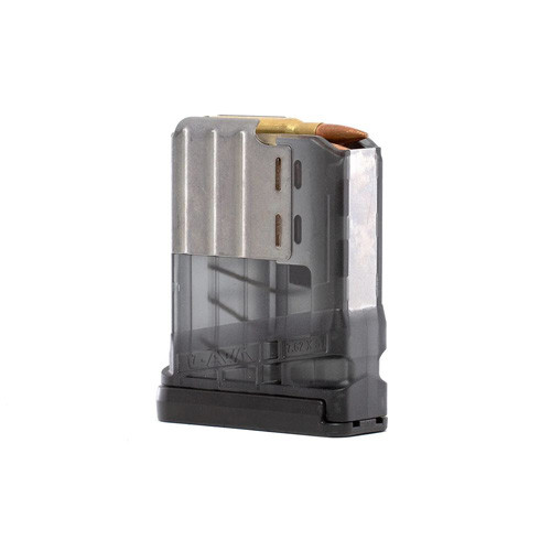Lancer Systems L7 AWM Advanced Warfighter Magazine LR-308, SR-25 308 Winchester 5-Round Polymer Translucent Smoke