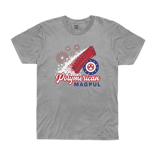 POLYMERICAN BLEND T-SHIRT ATHLETIC HEATHER 2XL POLYMERICAN BLEND T-SHIRT ATHLETIC HEATHER 2XL
