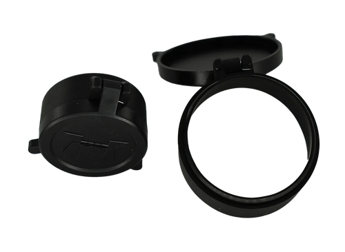 Huskemaw Optics 20SFC530T Tactical Flip-Up Lens Caps 56mm Black