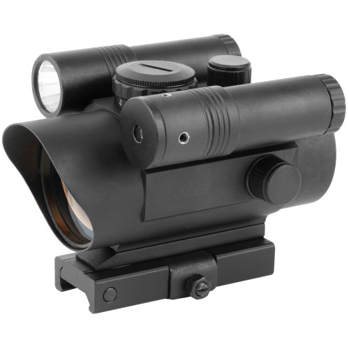 NcStar Red Dot Sight with Green Laser and Light - Image 1