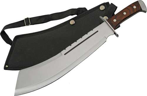 SZCO Rite Edge Bully Machete 13.5" Wood Handle
