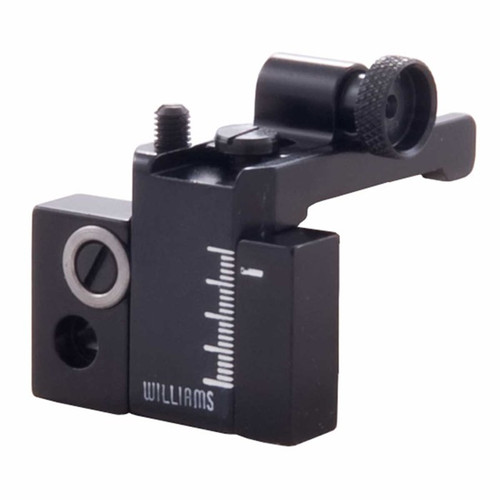 Williams 5D-94/36 Receiver Peep Sight Winchester Top Eject 94, 64, 9422, Marlin 36, 336, 1894 (Pre 2001) and 1895 (Pre 1994) Aluminum Black