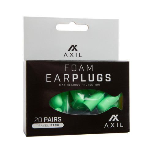 Axil Foam Ear Plugs 20 Pair