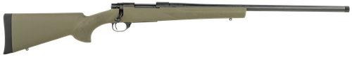 Howa 1500 HS Precision Bolt Action Rifle 6.5 Creedmoor 24" Blued Barrel Blued Steel Receiver Green Hogue OverMolded Stock
