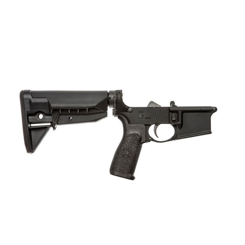BCM BCM4 Mod-0 SOPMOD AR-15 Complete Lower Receiver Anodized Black