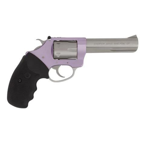 Charter Arms Lavender Lady .38 Special Pistol 4.2" Barrel 5-Shot 2-Tone Lavender and Stainless