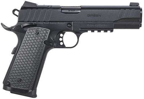Girsan MC1911S Influencer 38 Super Pistol 5" Barrel 9+1 Rounds Black