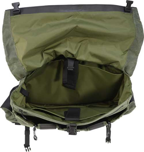 2.0 WAXED CANVAS OLIVE DRAB!GREY GHOST GEAR WANDERER BAG - Image 1