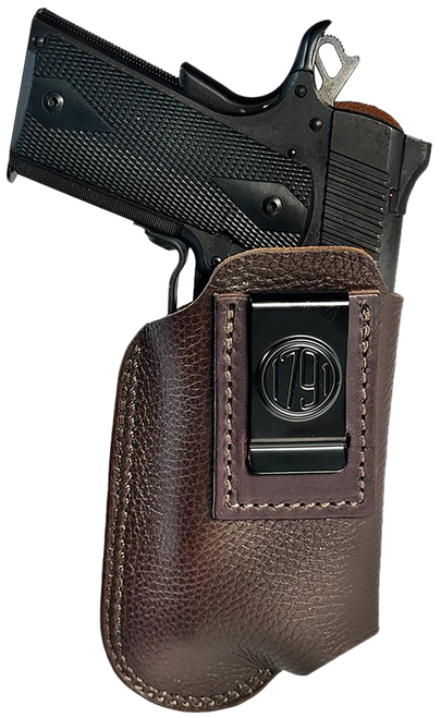 1791 Gunleather ORLBFCD4LBRWL IWB Holster Size 4L Brown Left Hand