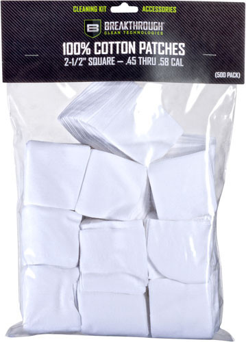 Breakthrough Clean Technologies Gun Cleaning Patches .45-.58 Caliber 50 Pack