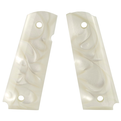 Hogue 1911 Government Grips Polymer White