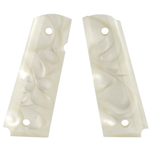 Hogue 1911 Government Grips Polymer White