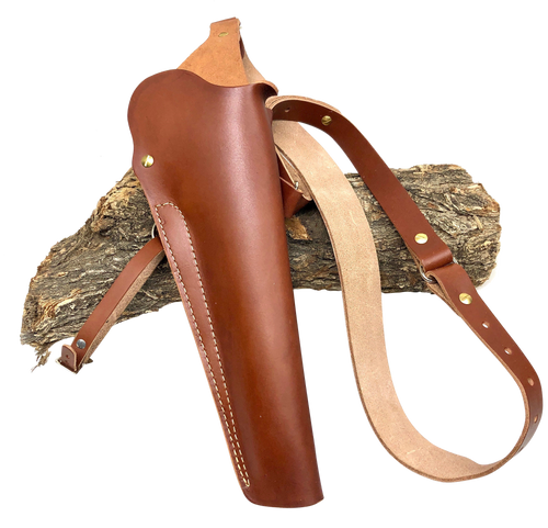 Hunter Chest Holster Right Hand S&W X Frame 460, 500 8.375" Leather Brown