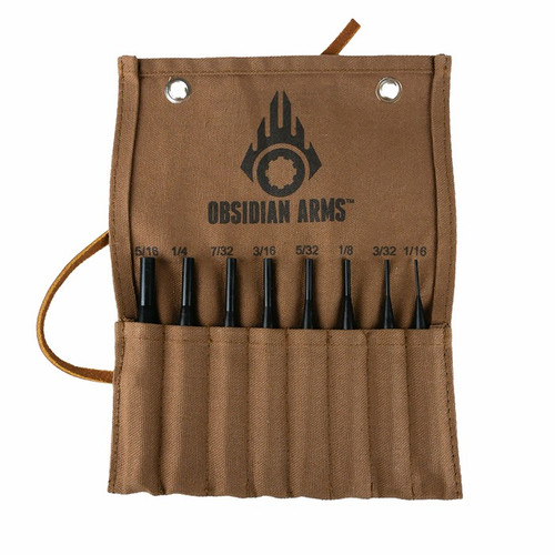 Obsidian Arms 8-Piece Drive Pin Punch Set