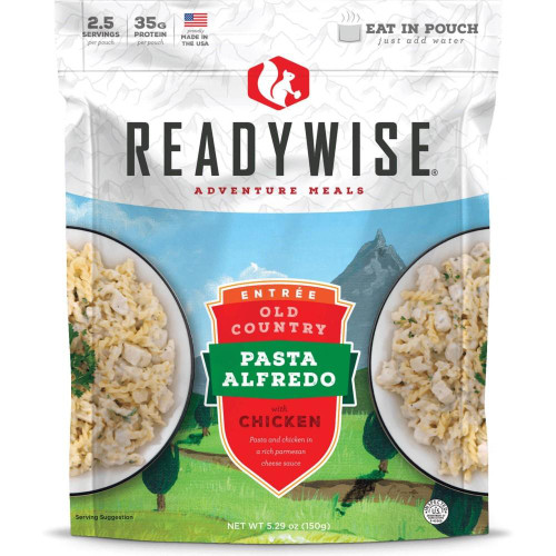 ReadyWise Old Country Pasta Alfredo with Chicken Freeze Dried Food