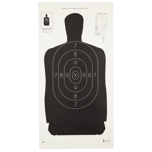 Action Target B-29 Black 100-Pack