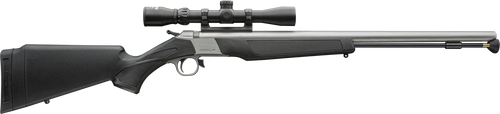 CVA Wolf V2 Muzzleloading Rifle .50 Caliber 24" Stainless Steel Barrel Black Stock